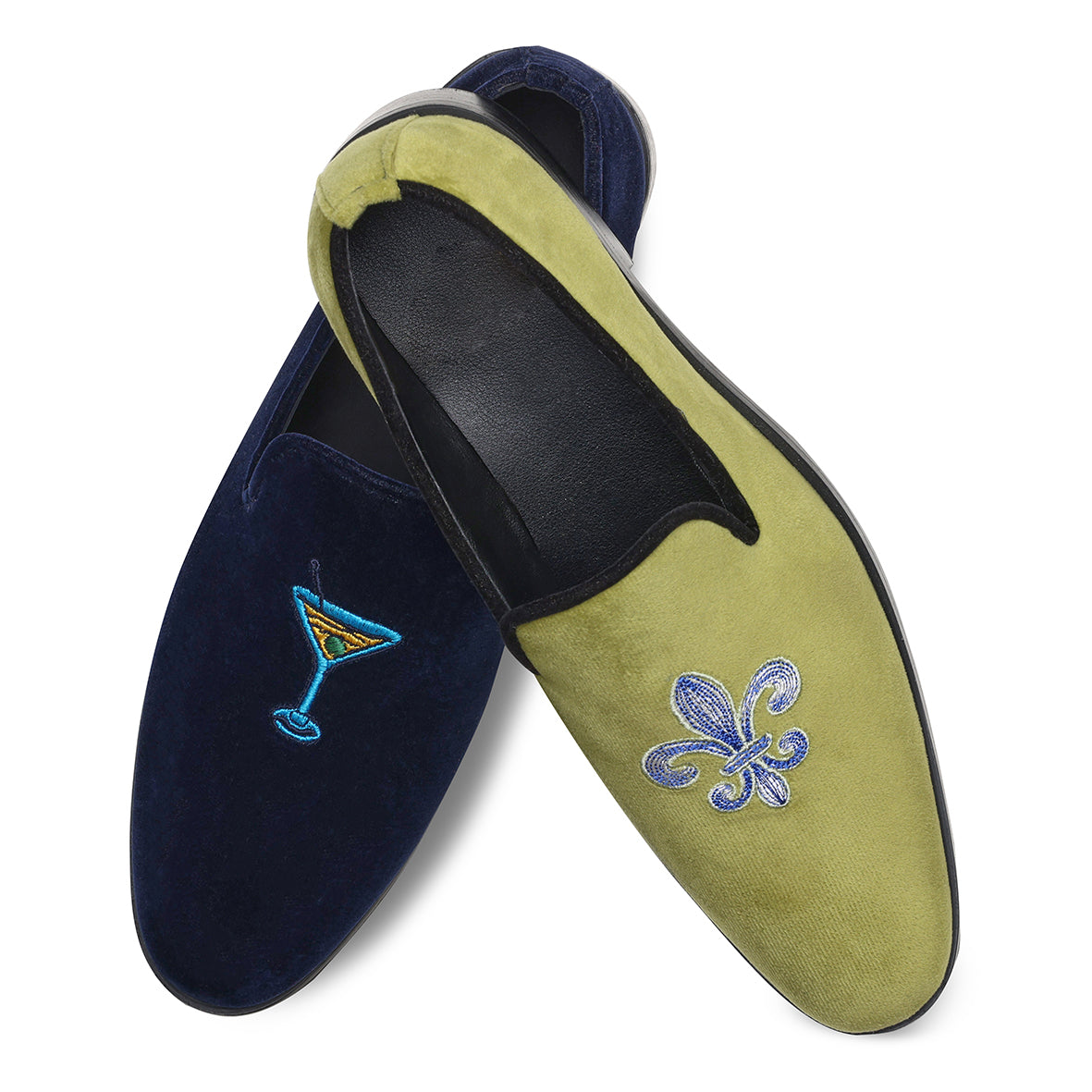 Custom embroidered loafers on sale