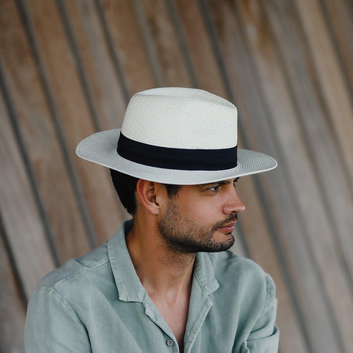 Mens Panama Style Foldable Sun Hat In Bag – Bown of London