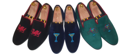 Custom Velvet Loafer/Slipper Shoe  Bown of London – Bown of London USA