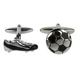 Final Whistle Football & Boot Cufflink