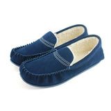 Bethany Ladies Suede Moccasin - Blue