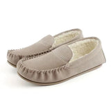 Bethany Ladies Suede Moccasin - Stone