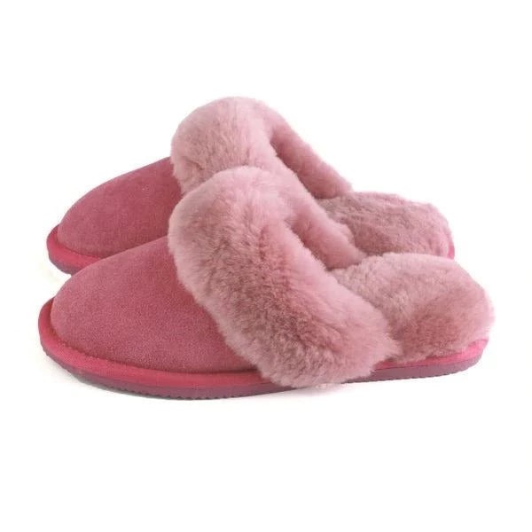 Sheepskin Mule Slipper – Plum product Image